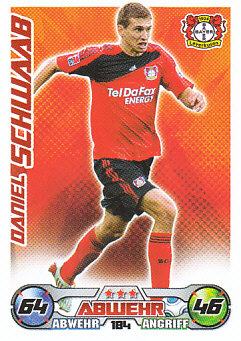 Daniel Schwaab Bayer 04 Leverkusen 2009/10 Topps MA Bundesliga #184